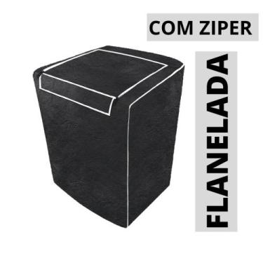 Imagem de Capa De Maquina De Lavar 7kg 8 Kg 9 Kg 10 Kg 11 Kg Flanelada - Vida Pr