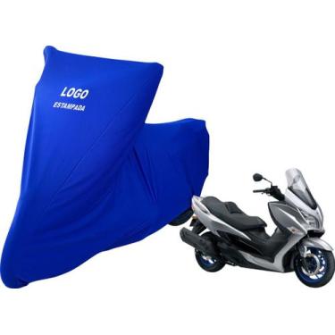 Imagem de Capa De Moto Suzuki Burgman 400 Sob Medida Com Logo - Mz, Azul