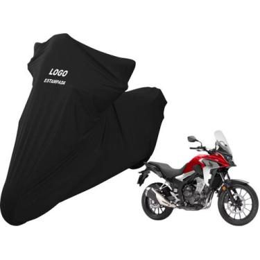 Imagem de Capa De Cobrir Moto Honda CB 500 X Não Risca Pintura - Mz, Preta