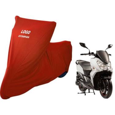 Imagem de Capa Para Proteger Moto DafraCruisym 150 Sob Medida - Mz, Vermelha
