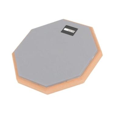 Imagem de Tachiuwa Practice Drum Pad 8" Drummer Practice Pads Drum Pad para amantes da música Jazz Drums Professional, Cinza