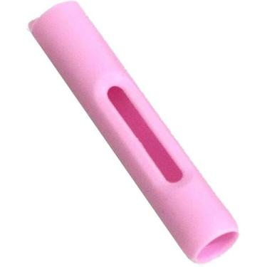 Imagem de Suporte de silicone para caneta, suporte protetor de silicone para tablet, caneta ergonômica, capa protetora para Wacom LP-180-0S LP-190-2K LP-110, canetas stylus acessórios (rosa)