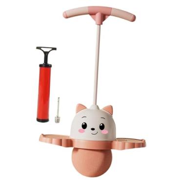 Imagem de simhoa Pogo Jump Ball Bola Quicando Meninas Engraçadas Crianças Forte Aderência Pular Prancha Brinquedo de Salto Alto para Presentes Treino Ao Ar Livre, Rosa