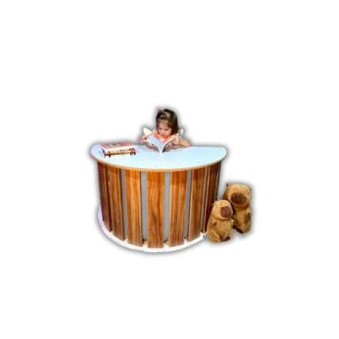 Imagem de Balanço infantil berço brinquedo multifuncional branco - J TEIXEIRA MO