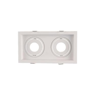 Imagem de Spot De Embutir Recuado Astraled Berenices Para 2 Lâmpadas Par 20 Branco Sp-7638