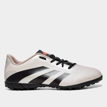 Imagem de Chuteira Society Adidas Predator Artilheira 24 Unissex, Cinza, Preto, 