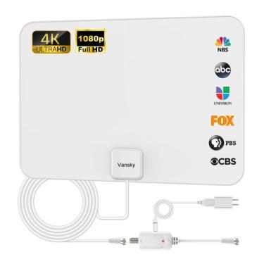 Imagem de Antena Digital HDTV Interna Vansky Amplificada - 1080p