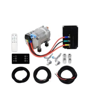 Imagem de Compressor de energia PNew compatível para ar condicionado de estacionamento em carros de acampamento, RV, carros pequenos, caminhões tratores - 12v 800w(Set C DC-12V)