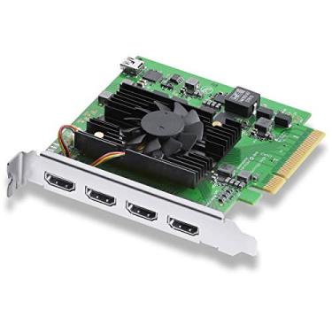 Imagem de Blackmagic Design Placa de captura DeckLink Quad HDMI PCIe, até 4K60, 4 entradas HDMI 2.0b (BDLKDVQDHDMI4K)