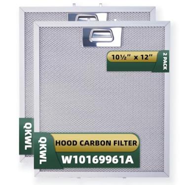 Imagem de QKWL Filtro De Exaustor Alumínio 5 Camadas W10169961 Atualizado Para Samsung Kitchen Aid, Ge, Ikea Thermador, Etc., Compatível Com W10833076, W10875058, W10870878, W11245983, 10,5 X 12 0,35 Pol., Pa