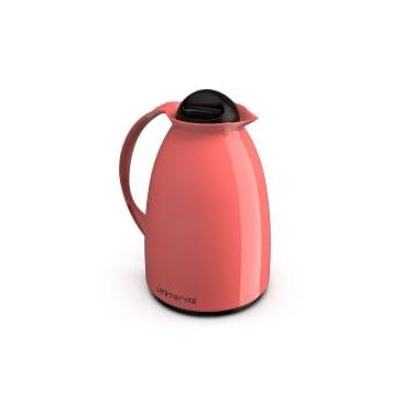 Imagem de Garrafa Térmica para Café e Chá, 650ml, Rosa, Base Larga, 8h de Conservação Térmica
