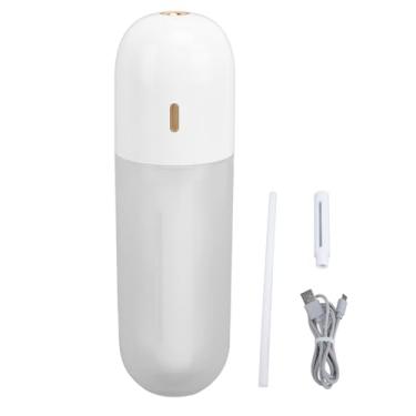 Imagem de Umidificador de Ar Wand USB Recarregável Portátil Nano Névoa Umidificador Hidratante para Quarto Escritório Viagem 100ml Tanque ABS PC (Branco)