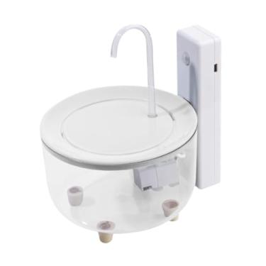 Imagem de Generic de filtro de fonte de água para gatos por indução, dispensador automático de água inteligente para cães pequenos e filhotes, Branco