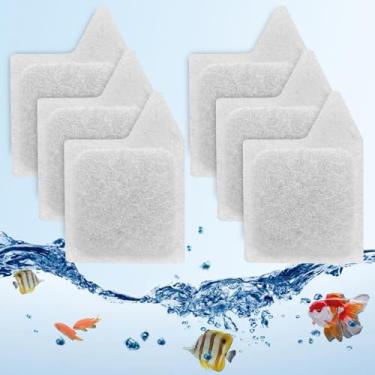 Imagem de ShuRex Pacote com 6 cartuchos de filtro de substituição PP para filtro de aquário Tetra Whisper extra pequeno; cartuchos de filtro recarregados PP para kits de aquário com menos 7 litros