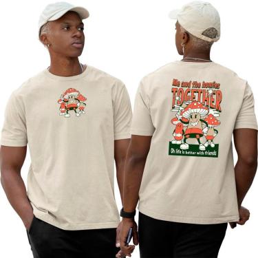 Imagem de Camiseta Algodão Basica‎ Me And The Homies Together Abstract-Unissex