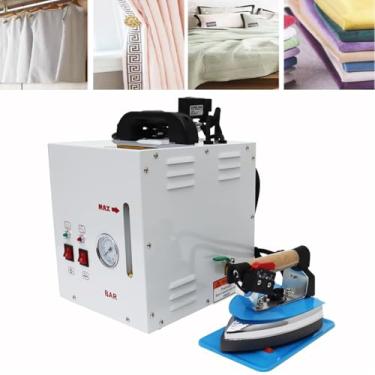 Imagem de INTBUYING Cortina De Ferro A Vapor Industrial Caldeira Elétrica 110V Ajustável 1600W Booster Loja Roupas Fábricas Panos Lavanderia