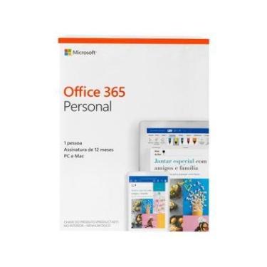 Imagem de Pacote Office 365 Personal, Digital, 1TB, 1 licença de Midia Fisica - Microsoft