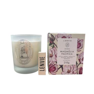 Imagem de Vela Perfumada Magnólia Pacífica 210g Lenvie
