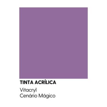Imagem de Tinta Fosca Premium Violetas - Vitacryl, Cenário Mágico, 3,6 lts