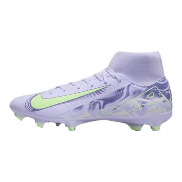 Imagem de Nike Chuteiras de futebol de cano alto United Mercurial Superfly 10 Academy MG (HF1601-500, ágata roxa/pouco volt), Ágata roxa/pouco volt, 43