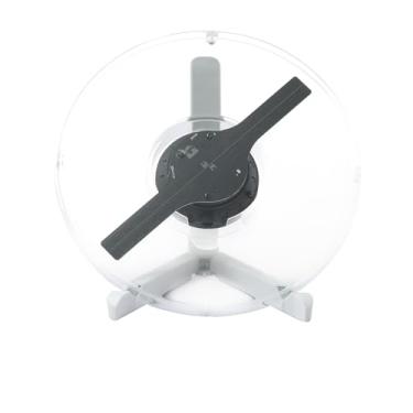 Imagem de Ventilador holográfico 3D com capa, projetor holográfico 3D, tela de publicidade LED HD com controle remoto, Bluetooth e WiFi, biblioteca de vídeos 1500+ e para negócios, bar, Halloween (ventilador
