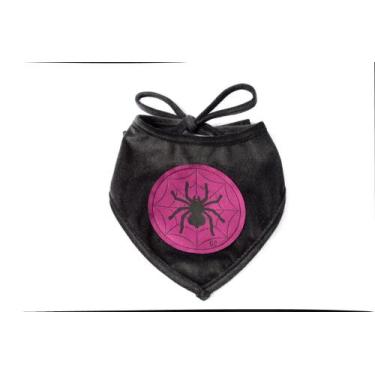 Imagem de Bandana Aranha Halloween para Cachorro e Gato Pet - Bichinho Chic, P, 