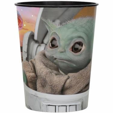 Imagem de Fun Express Copo reutilizável Star Wars The Mandalorian Baby Yoda (473 ml), 1 peça, padrão, multicolorido