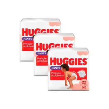 Imagem de Kit 3 Fralda Roupinha Huggies Supreme Care Tamanho M Pacote Jumbo 22 U