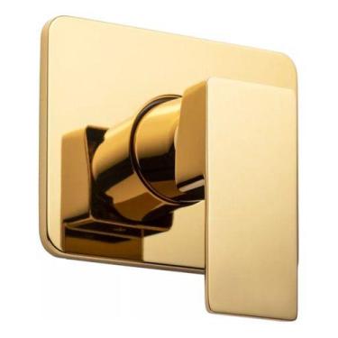 Imagem de Acabamento Monocomando Chuveiro Padrão Deca Dourado Brilhante - SOLLUX