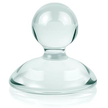 Imagem de Nuanchu Muller de vidro para fazer tinta 7,5 cm Muller Materiais de arte para artistas Aparelhos de moagem de pilão para artistas, pigmento de óleo de aquarela, têmpera, artesanato, mistura de