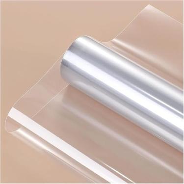 Imagem de Película Protetora De Parede Eletrostática, Largura 45/60/90/120 Cm Cozinha à Prova D'água Back Splash Wall Protetor Transparente, Crianças Para Escrever Placa, One Color, 90x500cm