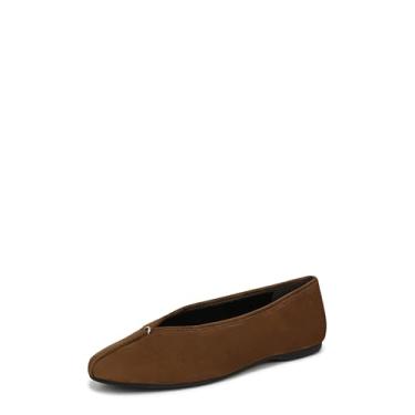 Imagem de Vince Sapatilha feminina Ori Ballerina/Skimmer, Camurça marrom Elmwood, 36