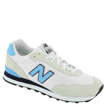 Imagem de New Balance Tênis masculino 515 V3, Branco/sal marinho/azul costeiro, 38