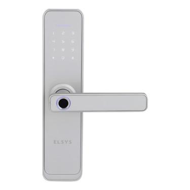 Imagem de Fechadura Digital Prata Wifi Biometria Elsys Esf-de4000b