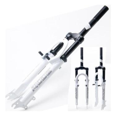 Imagem de Garfo Suspensão Bike Aro 26 V-Brake Disco Mode Branco
