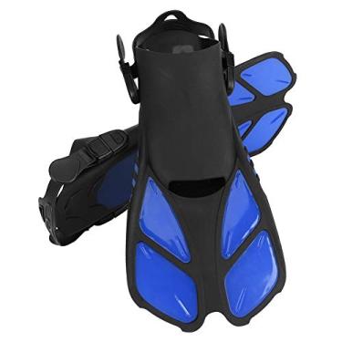 Imagem de aqxreight Barbatanas de Mergulho para Adultos Confortáveis, Mergulho Com Snorkel, Nadadeiras de Natação, Equipamento AssistenteAzul Mais Exclusivo e poderoso. Mais Rápido N Barbatanas de NataçãoNada