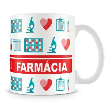 Imagem de Caneca Personalizada Profissão Farmácia - Porcelana Alta Qualidade - A