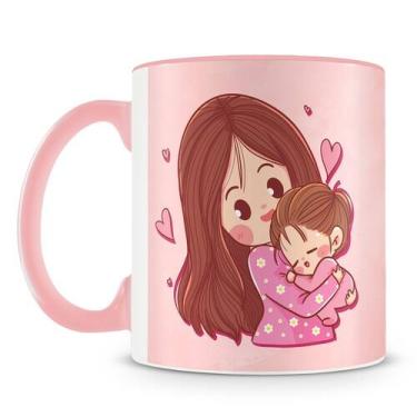 Imagem de Caneca Personalizada Feliz Dia das Mães com Foto - Amo Canecas