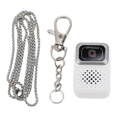 Imagem de Yunseity Mini Câmera Digital retrô, Mini Câmera Com Chaveiro, Vídeo HD 1080P, Fácil Transferência de Fotos, Amplo Armazenamento e Bateria Recarregável, para Estudantes e crianças. (Branco)