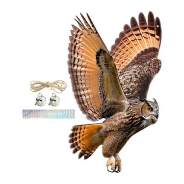 Imagem de BLWOTMOR Repelente de Pássaros Decorativa Pendurada com Corda E Fita PP Ornamento para Cerca Pátio Jardim Perfeito para Decoração Ao Ar Livre, Style a