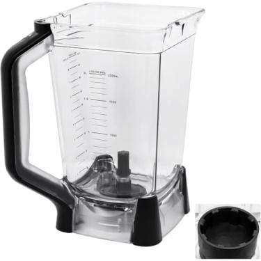 Imagem de WSEYU Jarro de substituição GG de 2,041 g, compatível com liquidificadores Ninja BL660 BL740, modelo profissional (NÃO PARA MODELO ANTIGO), substituição de jarra de trituração de 2,041 g para Ninja