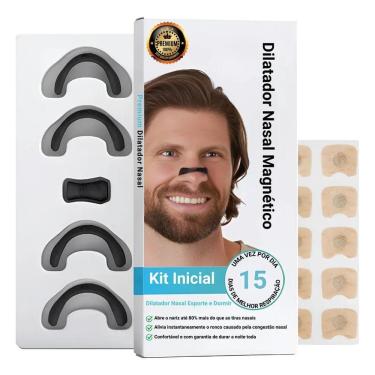 Imagem de Dilatador Nasal Magnético Reduza O Ronco Seguro Para A Pele