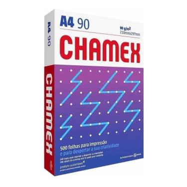 Imagem de Papel A4 Folha Sulfite Oficio Chamex 90G 500 Folhas