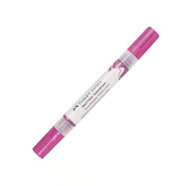 Imagem de Marcador Duo Multimark Artistico Cor Rosa Metal 815 - Faber Castell