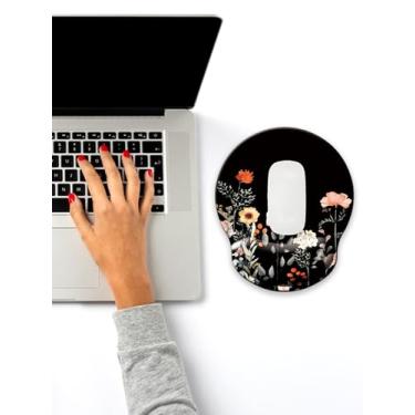 Imagem de 1 mouse pad personalizado com descanso de pulso, base de borracha antiderrapante para jogos para escritório em casa