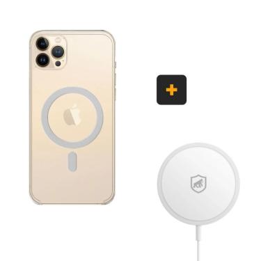Imagem de Kit Magsafe - Carregador E Capa Case Capinha Para Iphone 13 Pro - Gshield