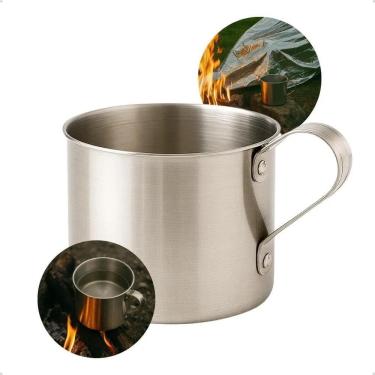 Imagem de 2X Caneca Em Alumínio 700Ml Camping Legendários