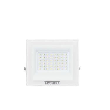 Imagem de Refletor Tr Led 50w Slim Branco - Taschibra 3000k (amarela)