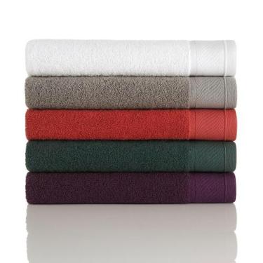 Imagem de Kit 5 Toalhas Banhão Eleganz Gigante Felpudas Gramatura 500 - Sarah En