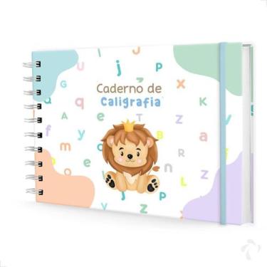 Imagem de Caderno De Caligrafia Com Atividades Capa Dura Menino Leão - Nisti Pri